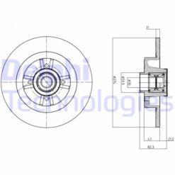 Arka Fren Aynası Tek Abs Sensor Halkası Ile Grand Scenıc 1.5dcı/1.6/1.9 Dcı/2.0 04- - 7701208230