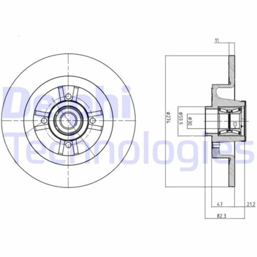 Arka Fren Aynası Tek Abs Sensor Halkası Ile Grand Scenıc 1.5dcı/1.6/1.9 Dcı/2.0 04- - 7701208230