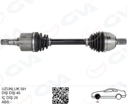 Ön Aks Komple Sol Ford Mondeo Iv 2.0 Tdcı 07 14 Otom. - AG913B437JC-1803654-8G913B437BA
