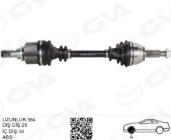 Ön Aks Komple Sol Ford Fıesta Vı 1.0 Ecoboost 14 B-max 14 1.6tı - D1B73B437CB-1768179