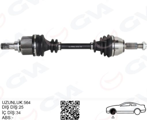 Ön Aks Komple Sol Ford Fıesta Vı 1.0 Ecoboost 14 B-max 14 1.6tı - D1B73B437CB-1768179