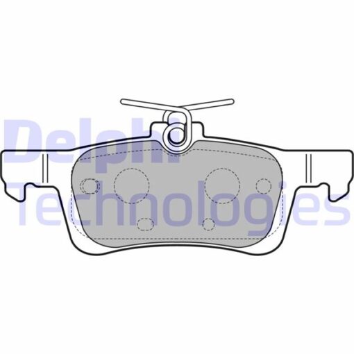 Arka Fren Balatası P308 Iı 1.2 Vti-1.2 Thp-1.6 Hdi-2.0 Hdi 13 Fren Diski Çapı 249mm İçin - 1611331480-1610814180-1647875680
