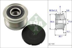 Alternatör Kasnağı Rulmanlı Boxer-jumper-ducato 06 Daıly 99 3.0 Dmtj-hdı 6 Kanal - 5740.87-504088796