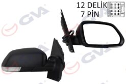 Dış Dikiz Aynası Sağ Polo 05 Elektrikli Isıtmalı Konveks 5 Fiş Vm-377ehr - 6Q1857508P-6Q1857508AE9B9