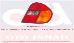 Stop Lambası Duysuz Sağ Clıo 00-03 Sarı Sinyalli - 7700433744