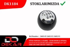 Vites Topuzu 6 İleri C3-c4-c4-c5-c6-c8-ds3-ds4-jumpy-exspert-207-307-2008-208 3008-308-407-5008-6 - 2403.CF-2403.V2