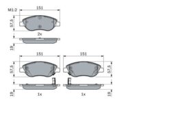 On Balata Fıat Egea 15 1.4 1.5 T4 Hıbrıt 1.6 D K:19 Mm G:151.1 Mm Büyük Tip - 77367923-77368553