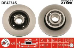 Arka Fren Aynası Renault Megane Iı 02 Modus 04 Clıo Iıı 05 240x82.5x4delik - 7701207823-432005338R-8660001811