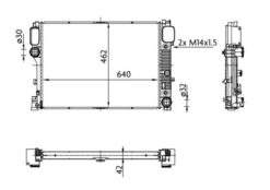 Motor Su Radyatoru Mercedes S-class W221 05 13 - A2215003103
