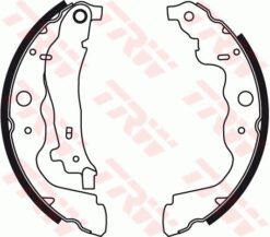 Arka Pabuç Balata Kangoo 08 Express 21 Zoe 14 Clıo Iv 12 Captur I 13 Symbol Iıı 13 Logan Iı 12 Duster 10 Dokker 12 Sandero Iı 12 230x43 - 6001549703-7701210109
