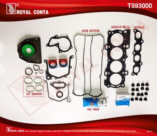 Motor Takım Conta Reınz Keçeli Subp.last Focus Iı 1.6 16v 03-07 100hp - 4M5G 6008