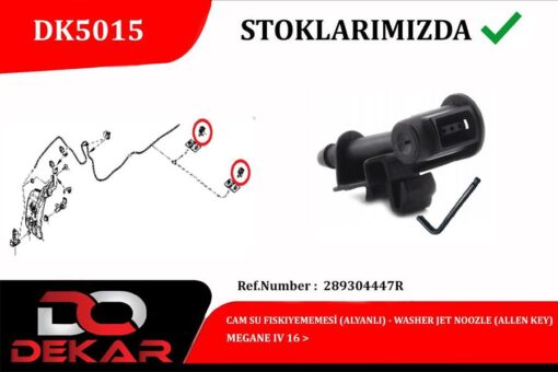 Cam Su Fiskiye Memesi Alyanlı Megane Iv 16 - 289304447R