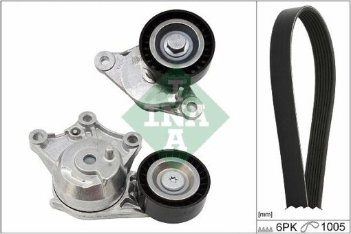 Alternatör Gergi Kiti 6pk1004-6pk1005 P208-p2008-p308-partner-berlıngo-jumpy-c4-ds3 1.6 Bluehdı - 1613255580-1613255380-9803757280