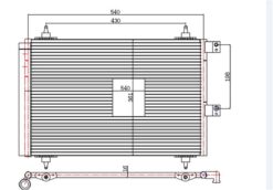 Klima Radyatörü Kondenser Berlıngo 06 Xsara 04 Partner 06 1.6 Hdı 555x364x16 - 6455.CN-9645964780