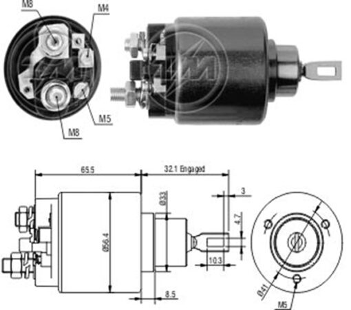 12v Vw-ford-mercedes 2 Cıvatalı Cbs-b602