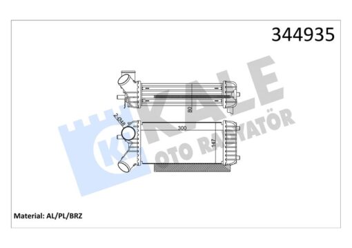 Turbo Intercoll Radyatoru Focus Iıı Cb8 11 14 1.6 Tdci Focus Iııı Cew 14 C-max 06 11 10 15 1.6 Tdcı 300 150 76 - 8V619L440CD-8V619L440CE-1747987
