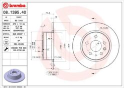 Fren Dıskı Arka Mercedes W115 C123 S123 W116 W126 W123 - A1264230012