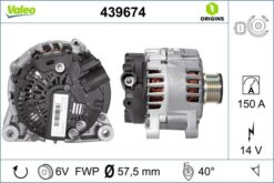 Alternatör 14v 150a Partner-berlıngo-p206-p207-p307-c2-c3-c4-expert-jumpy-boxer-jumper-ducato 1.6hdı-2.0hdı 439502 - 5705.AS-5705.EY-5705.NH