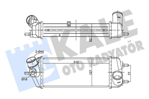 İntercooler Accent Iıı-kıa Rıo Iı 1.5 Crdı 05 - 282702A401-282702A451-282712A401