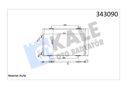 Klima Kondenseri Radyatörü Peugeot P508 10 Cıtroen C5 10 1.6 Hdı Dv6 Thp-vtı Ep6 Al-al - 6455.JC-9684993080-6455.JA