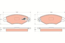 Ön Fren Balatası Renault Kangoo 97 Clıo Symbol I 98 Cıtro N Xsara 97 02 Peugeot 306 96 01 - 7701208142-7701205513-4252.05