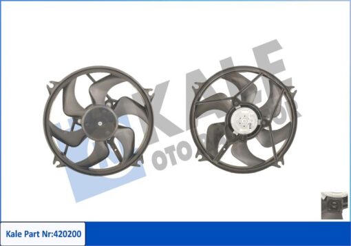 Fan Motoru Peugeot P406 98 04 280w-385mm - 1250.G0-1250.F4