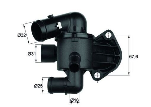 Termostat Komple Passat-scırocco 09 2.0 Tdı 87c - 03L121111AC-03L121111M