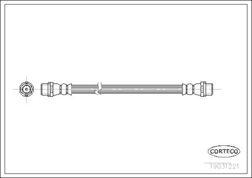 Fren Hortumu Arka Mercedes Sprınter B904 B905 . Vw Lt 28-46 - A9044280435-2D0611775A