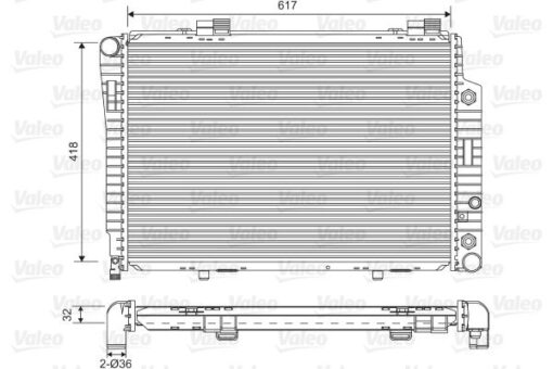 Motor Su Radyatoru Mercedes W202 S202 C208 R170 - A2025002203