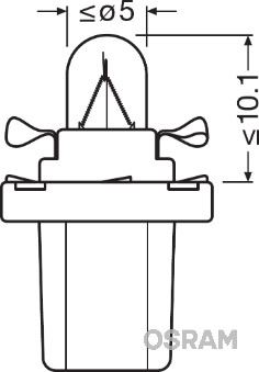 Ampul 12v 1.2w Pls Soketlı Gosterge - A.mavi -