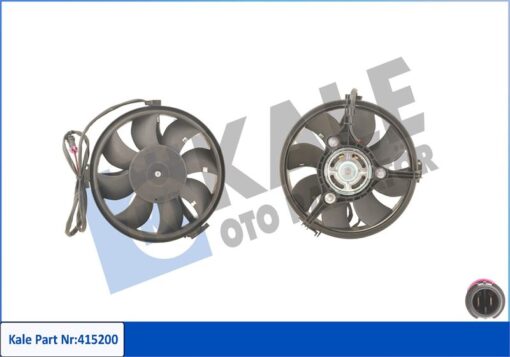 Fan Motoru Davlumbazlı Audı A4-a6-a8-ford Galaxy-seat Alhambra-vw Passat-sharan 300w-280mm - 97VW15150DA-4B0959455