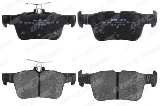 Arka Fren Balatası Galaxy Iıı 15 Mondeo V 14 Edge 15 19 Focus Iv 17 Kuga Iıı 19 - JX612M007AEC-KTLX612M007AEB