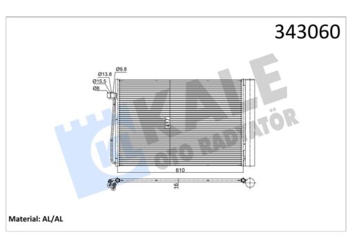 Klıma Radyatoru Bmw M54 N62 N73 E60 E65 E63 E64 - 64509122825