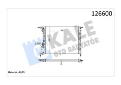 Radyatör Clıo 91-98 R19 94-95 1.2-1.4 E7f.7.06 Mek Ac 390x377.5x23. 2 Sıra Al Pl Sistem - 7701034770-7700784040