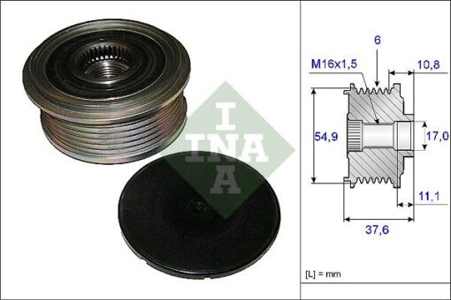 Alternator Kasnagı Mercedes W176 W246 C117 X156 . Renault Clıo Modus . Infınıtı Q30 - A6071500060