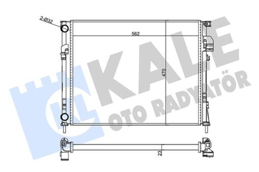 Su Radyatörü Renault Trafıc Iı-opel Vıvaro-nıssan Prımastar 1.9dcı-dtı 2.0 2.0 16v 01 Mt Mekanik 562x470x23 2140000qas-4408645-4414691-91166000-91166001-91169066-7711135144-7711135145 - 7700312899-8200073817-2140000QAN