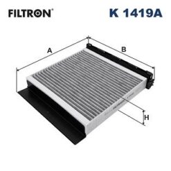Polen Fıltresı Mercedes W177 V177 W247 C118 X118 H247 X247 Karbonlu - A2478307203