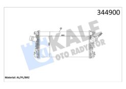 Turbo Radyatörü Intercooler Astra J-cruze J300-j305-j308 -zafıra Tourer C Al/pl/brz 665x35 - 13267647-1302133-CY13267647