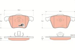 Ön Balata Volvo Xc90 2.5t 02 D5 02 T6 02 D5 V8 05 D5 09 3.2 06 Gdb1607 - 31262705-30769125-274331