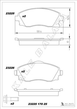 Ön Balata Combo C-corsa C 1.3-1.7 Cdtı 01 Merıva 03 Tıgra 04 Gdb1570 - 1605081-93176114-1605974-1605092