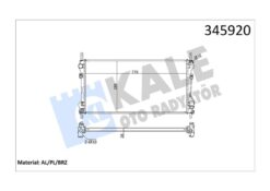 Motor Su Radyatoru Transıt V184 2.4tdcı 100ps 125ps 01 06 Onden Ceker Klımasız - 1C1H8005FE-1C1H8005JC1C1H8005J
