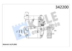 Turbo Radyatörü Intercooler A6 4f5. C6 Al/pl/brz 200x202x62 - 4F0145805AD-4F0145805J-4F0145805M