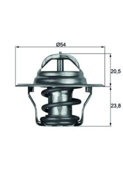 Termostat Bora-caddy-golf-passat-polo-t5-sharan-octavıa-fabıa-toledo-ıbıza-cordoba-a3-a4-a6-tt 87c - 050121113C-MN980137