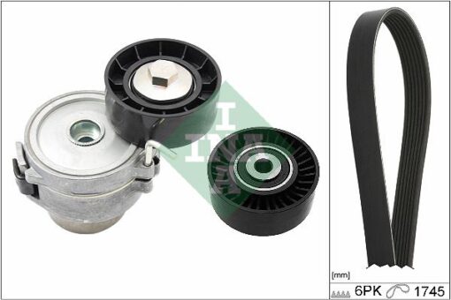 Kanallı V Kayıs Setı Freelander 2 L359 2.2 Td4 Freelander 2 L359 2.2 Ed4 06 14 - LR085466-LR000996-LR004877