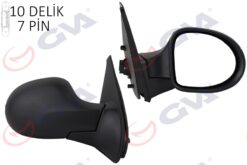 Dış Dikiz Aynası Sağ Symbol Thalıa 08 Elektrikli Isıtmalı Sensörlü Konveks 7 Fiş Vm-6124ehsr - 7701070380-8200634548