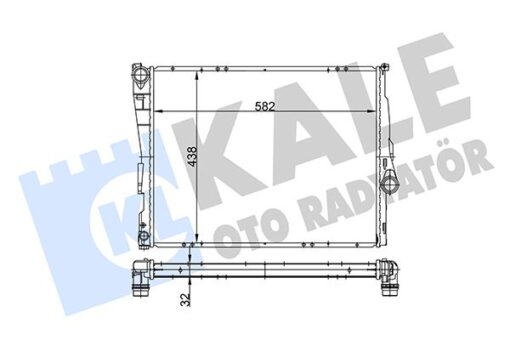 Motor Su Radyatoru Bmw M52 M54 M57 E46 Z4 E85 Manuel Sanzıman - 17119071519