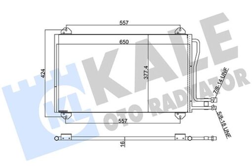 Klıma Radyatoru Mercedes Sprınter B901 B905 95 06 - A9015000454