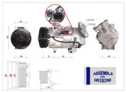 Klima Kompresörü Sıfır Ürün Renault Clıo Iv 1.2 16v - 926009582R-926002335R-926000050R