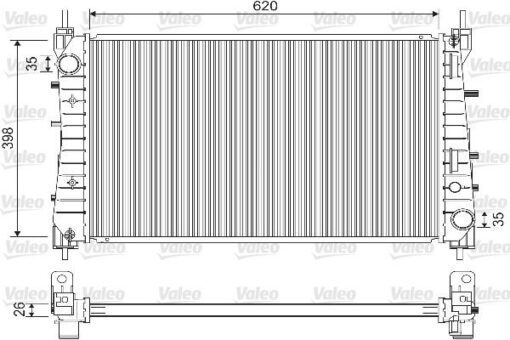 Radyatör Fıat Lınea Multıjet 1.3 1.6 D- T-jet 1.4 - 51785217