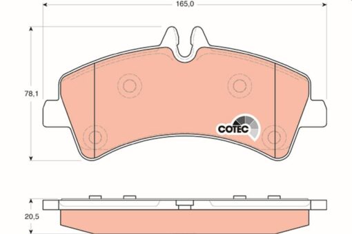 Fren Balatası Arka Mercedes Sprınter B906 06 . Vw Crafter 30-35-50 Cıft Teker - A0044208120-2E0698451B